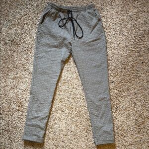 Shinestar Gray Track Pants with Tapered Legs